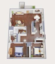 2x2 1-085 floor plan