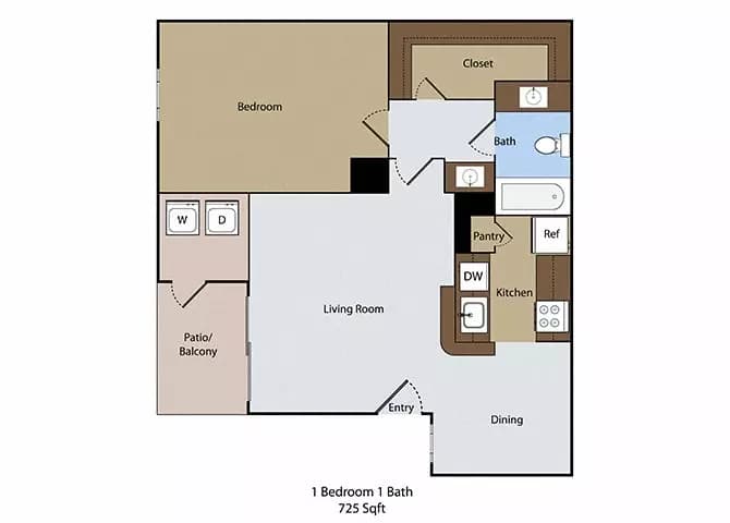 A1 203 floor plan
