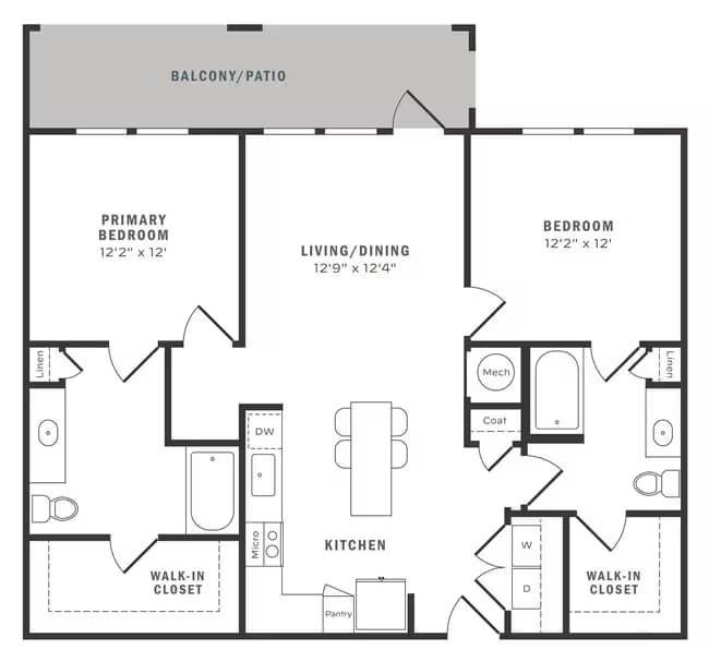 Unit 1034 floor plan