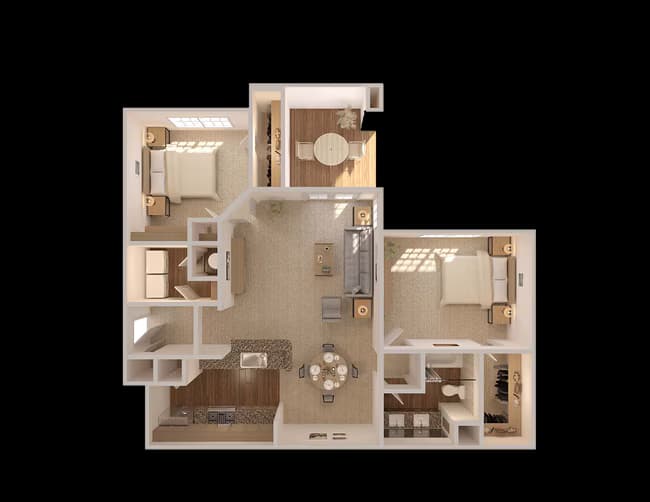 Unit 1326 floor plan