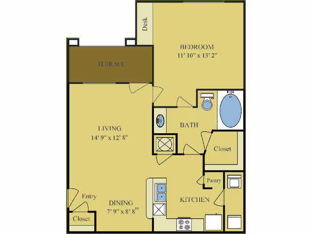 Unit 526 floor plan