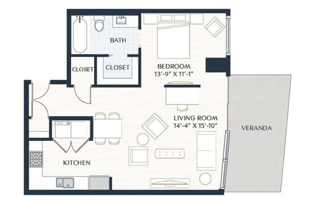 Unit 807 floor plan