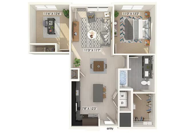 A11D 703 floor plan