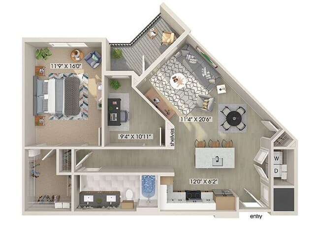 A12D 534 floor plan