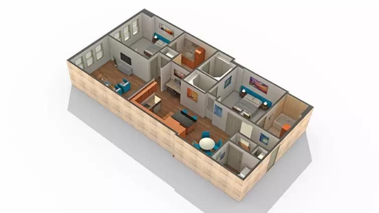 B4 A-A509 floor plan
