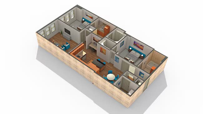 B1A B-B316 floor plan