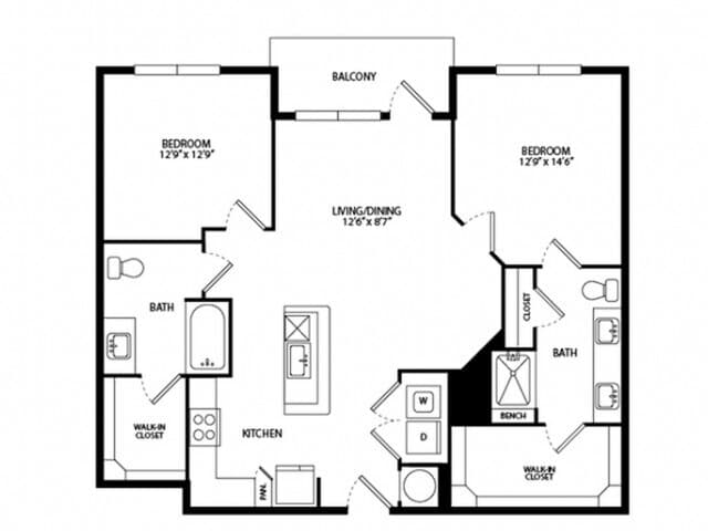 B2 1-417 floor plan