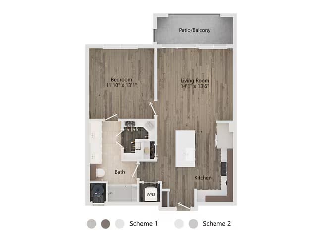 Unit 555 floor plan
