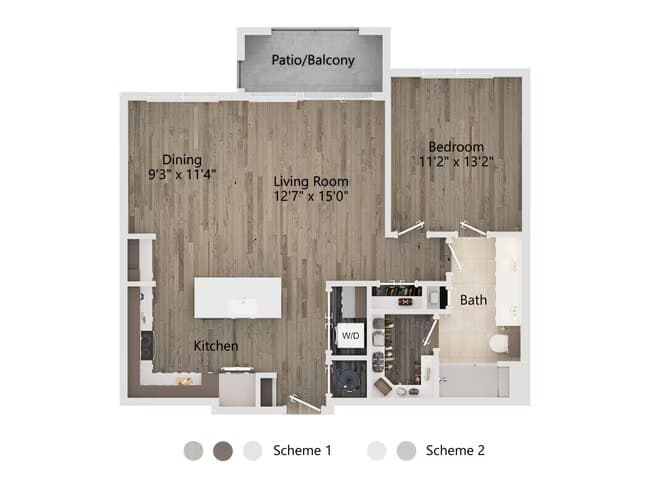 Unit 173 floor plan