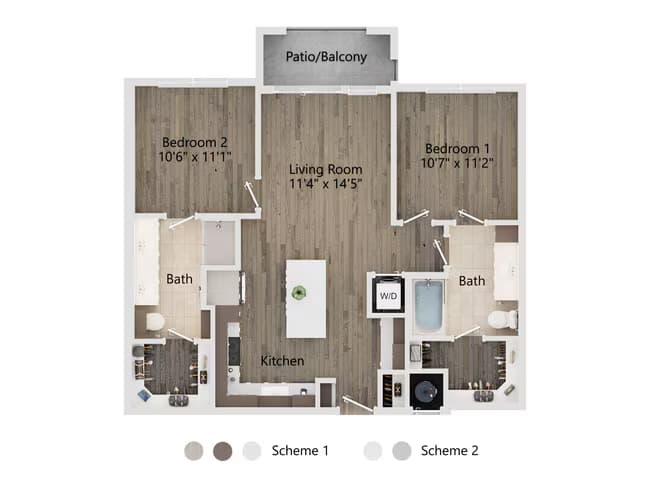 Unit 546 floor plan