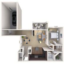 The Gleneagle III 1202 floor plan