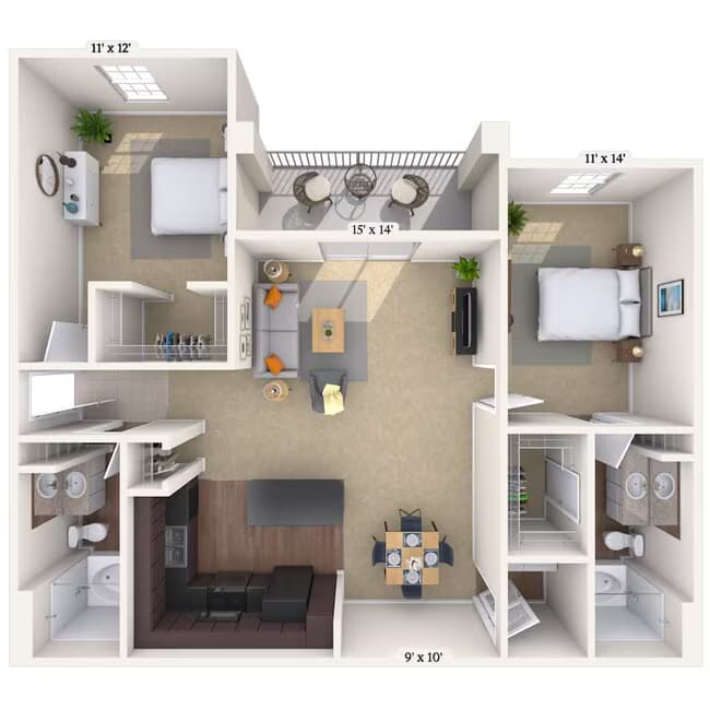 The Spyglass 10305 floor plan
