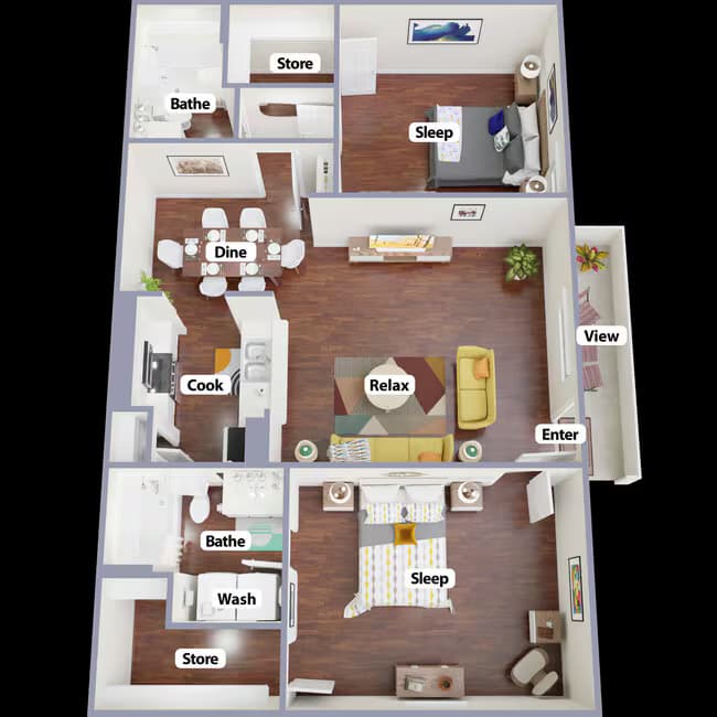 The Cypress 0903 floor plan