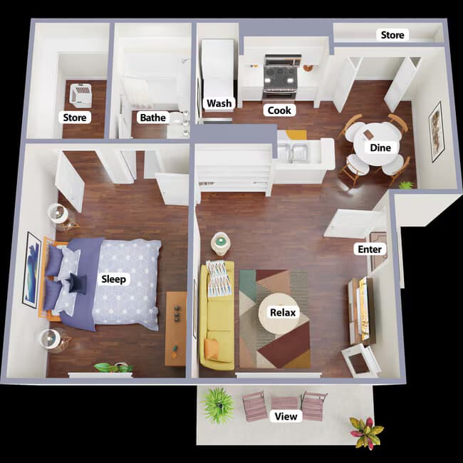 The Palm 0603 floor plan