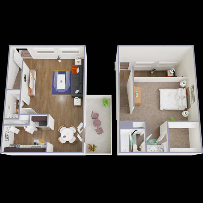 1 Bed • 1 Bath 303 floor plan