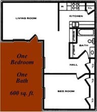 B 126 floor plan