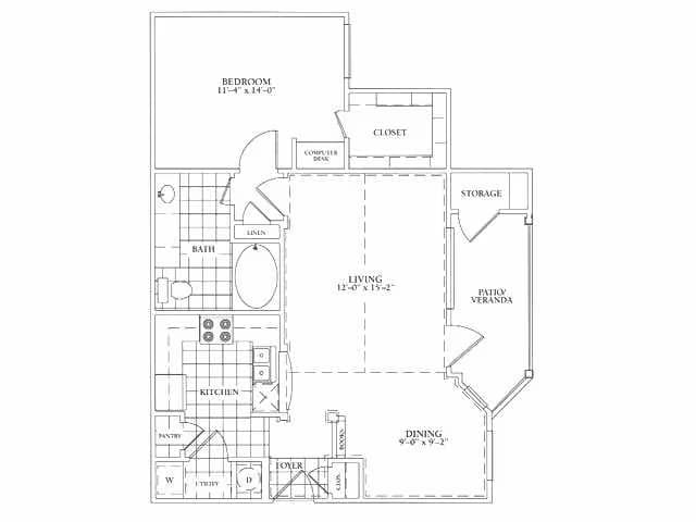 A2 1037 floor plan