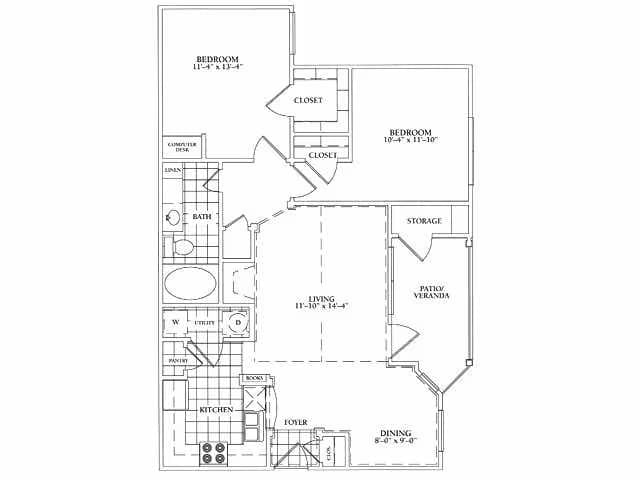 B1 1033 floor plan