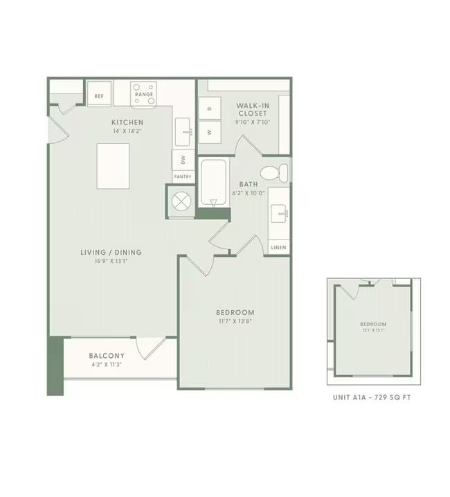 A1 Essential Housing 03-209 floor plan