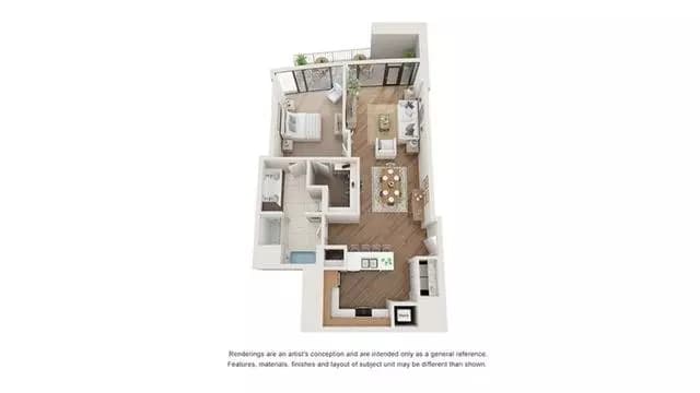 A2 1-7C floor plan