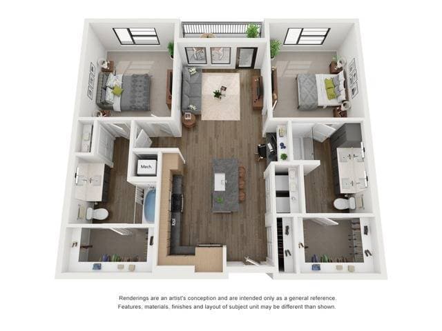 B4 1-1311 floor plan