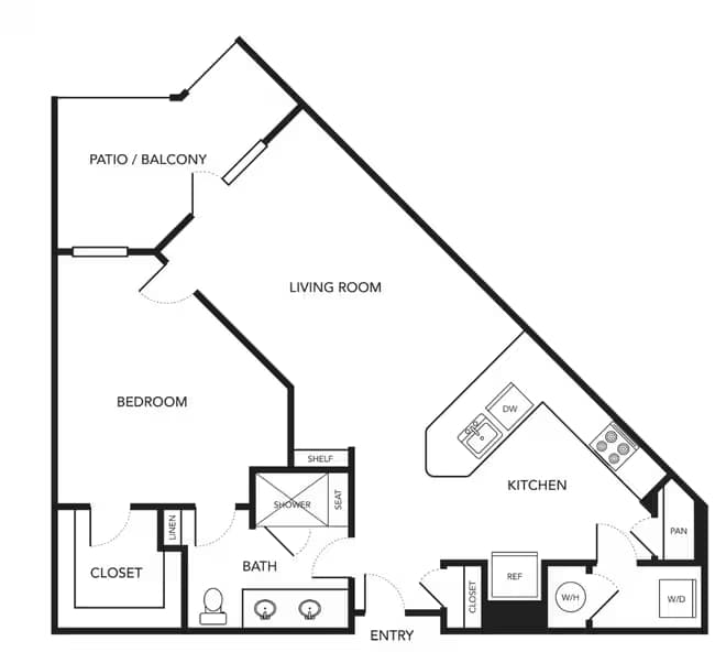 Unit 426 floor plan