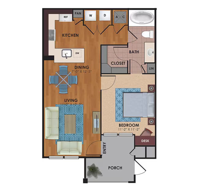 Unit 07210 floor plan