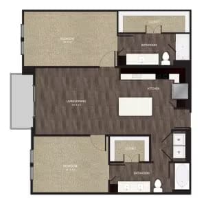 2 Beds • 2 Bath 2312 floor plan
