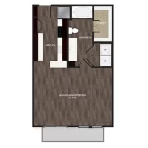 Studio • 1 Bath 2325 floor plan