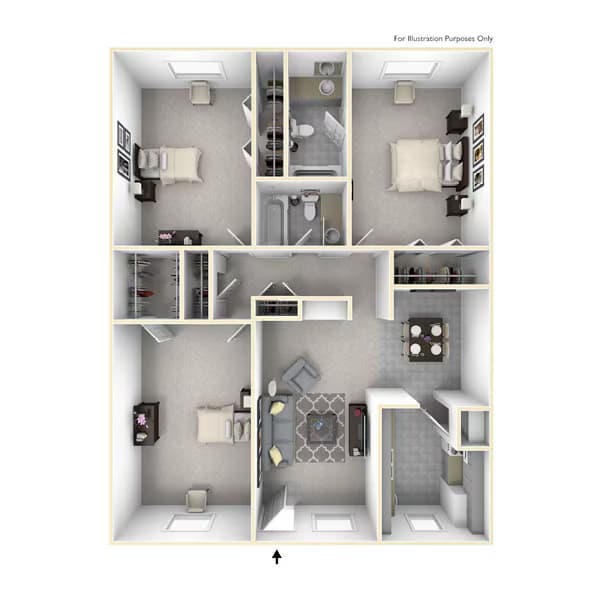 Unit 1-809 1-809 floor plan