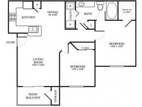 B1 1036 floor plan