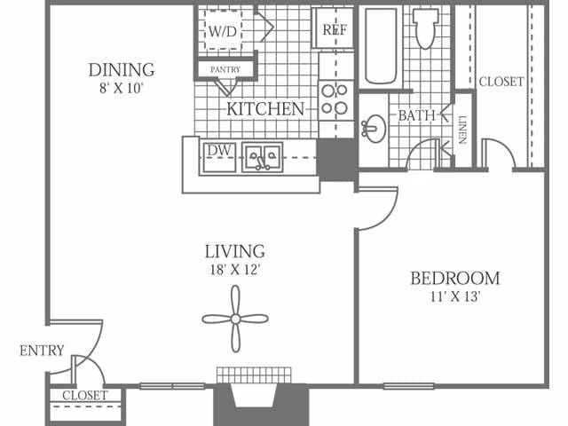 The Abbington 0802 floor plan