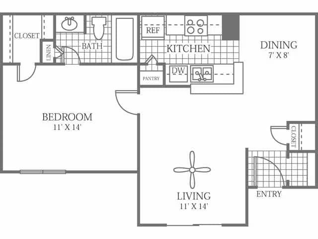 The Asbury 0206 floor plan