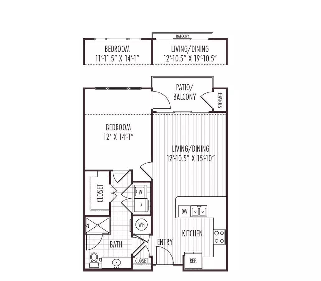 A4 125 floor plan