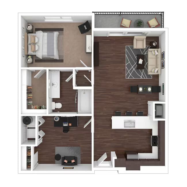 Unit 2205 floor plan