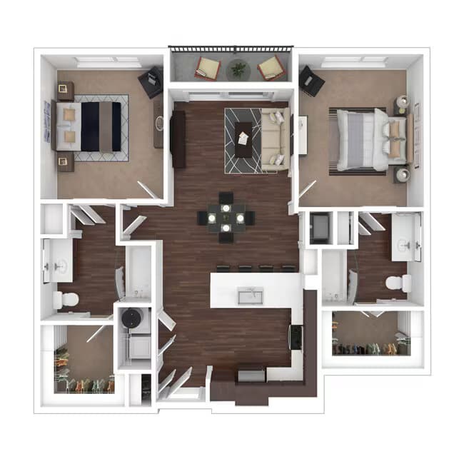 Unit 2445 floor plan