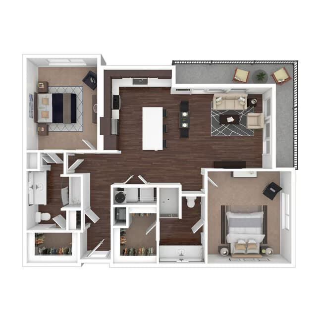 Unit 1415 floor plan