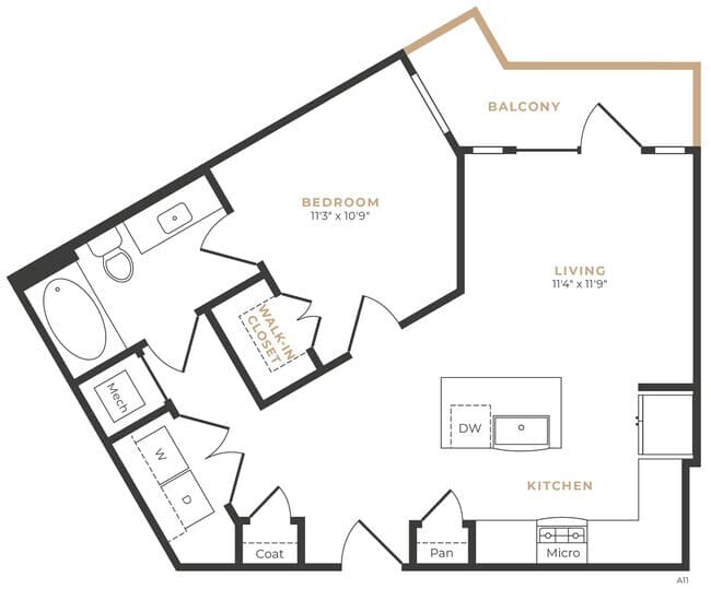 A4 427 floor plan