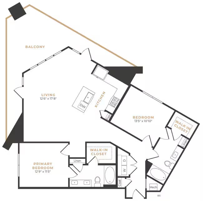 B7 314 floor plan