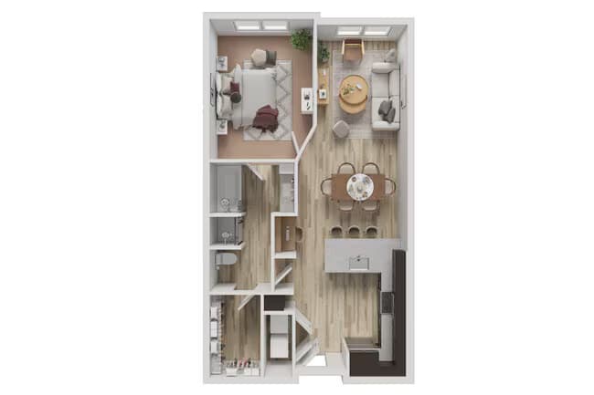 Unit 3343 floor plan