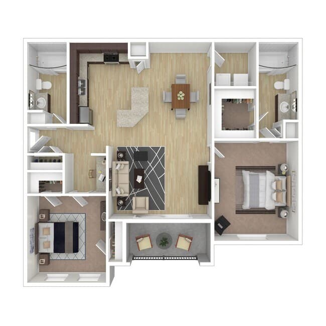 Unit 0833 floor plan