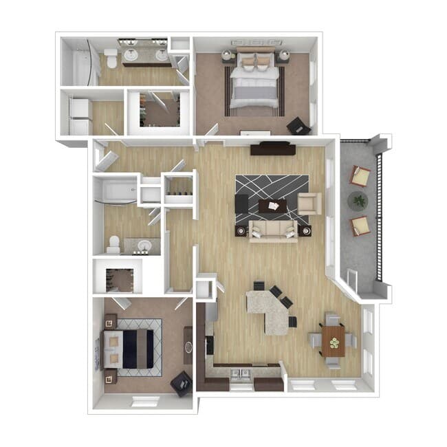 2B 1117 floor plan