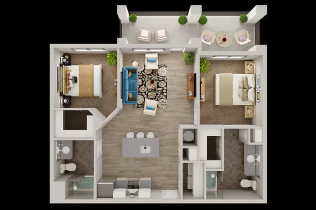 B2 17301 floor plan