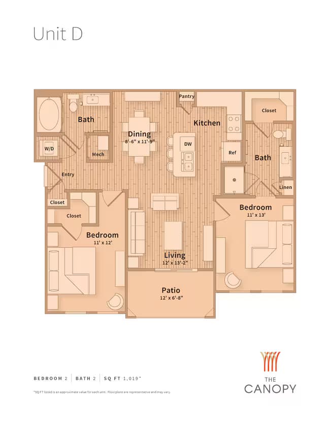 Unit 4208 floor plan