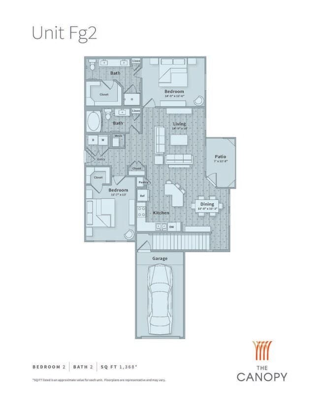 Unit 7201 floor plan
