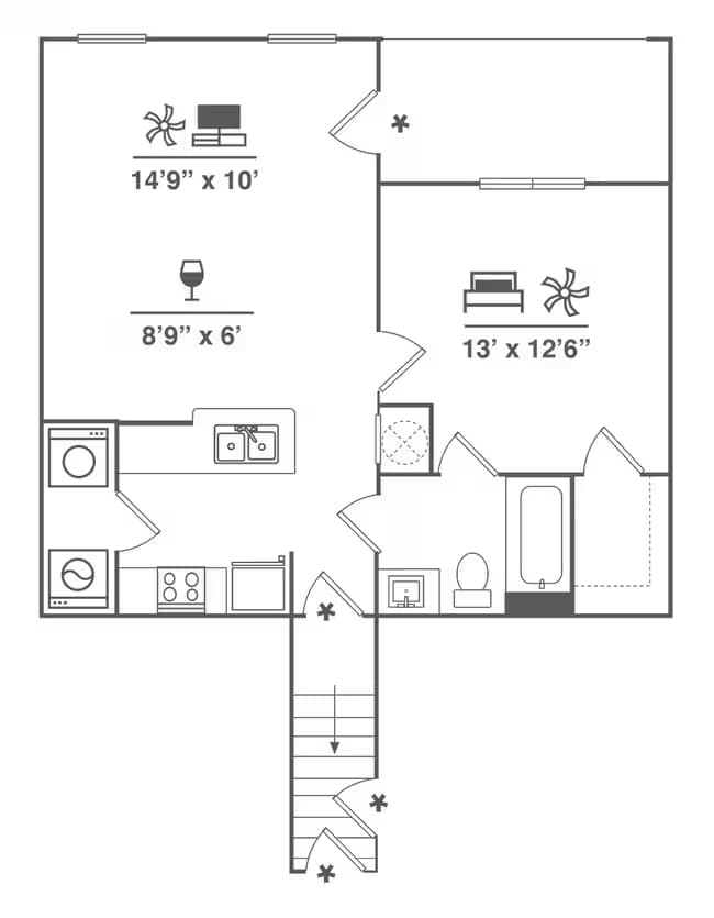 A1UG 23109 floor plan