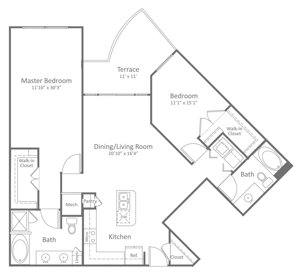 Unit 0410 0410 floor plan