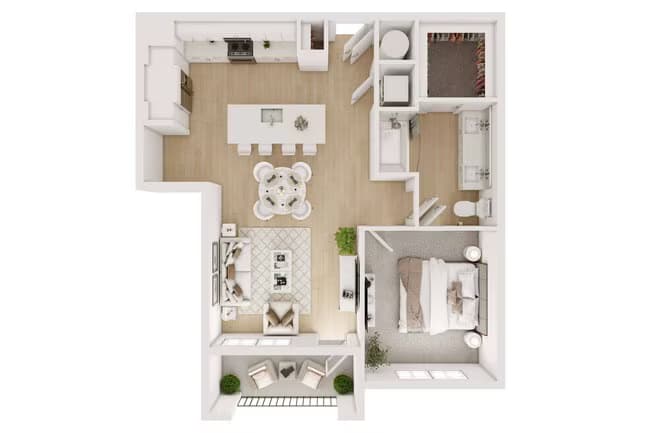 Unit 2111 floor plan