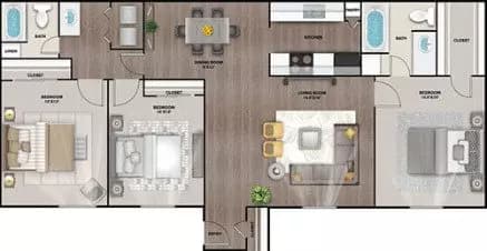 The Ashford 8-0822 floor plan