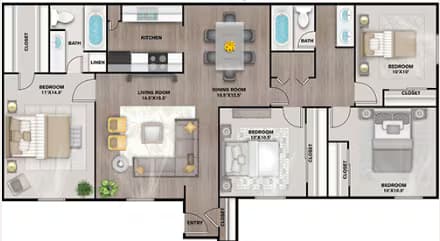 Unit 31-3101 floor plan